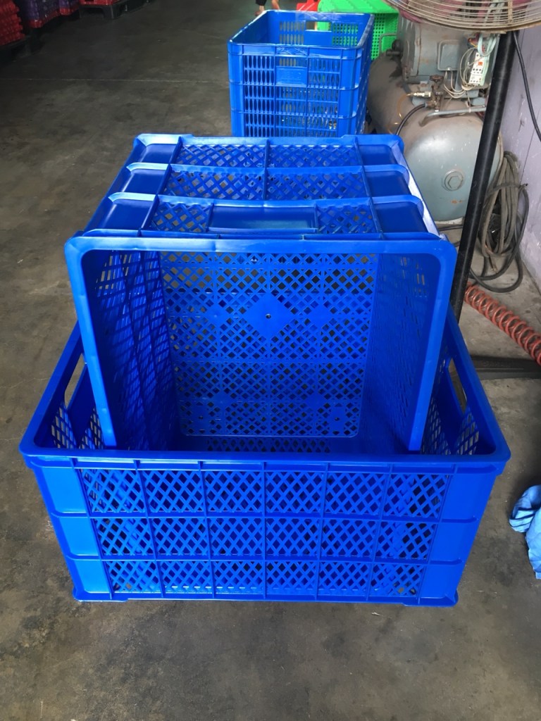 Sóng nhựa hở 5 bánh xe – sọt nhựa có kích thước lớn - 0915075488